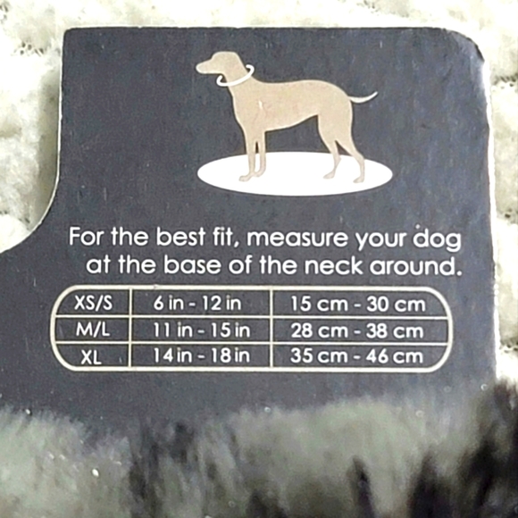 NWT Friends Forever Faux Fur Dog Scarf Size XS/S - Picture 8 of 11